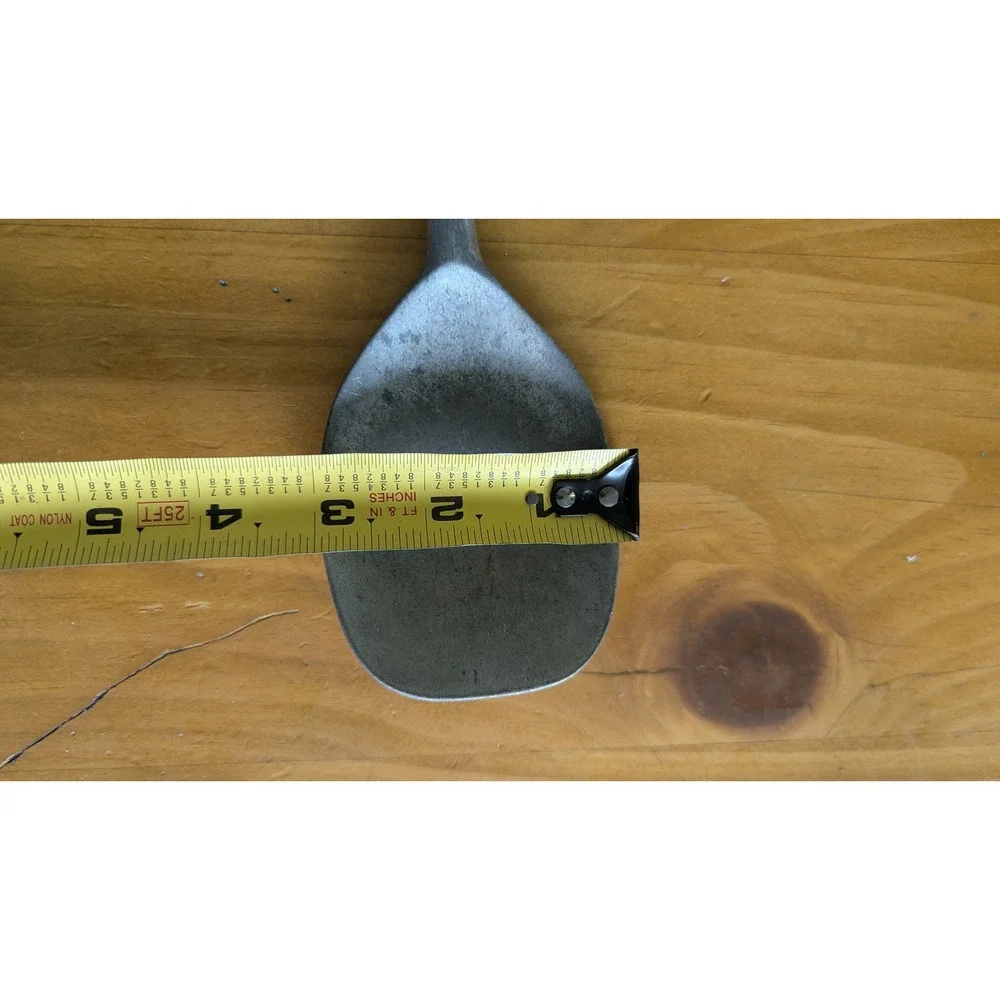 Vintage Cast Aluminum Ice Cream Spade Rice Paddle Ribbed Handle 4PA1‎ 9 Inch
